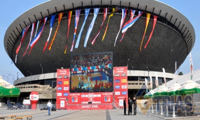 Tablica wyników na stadion